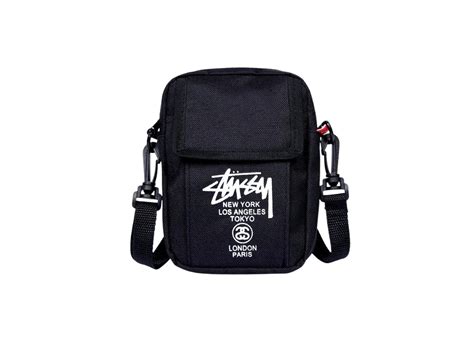 stussy cross body bag.